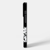 ハイキング引用文モノクロ山景色を撮る Case-Mate iPhoneケース (裏面 / 左)
