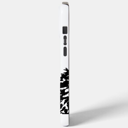 ハイキング引用文モノクロ山景色を撮る Case-Mate iPhoneケース (裏面 / 左)