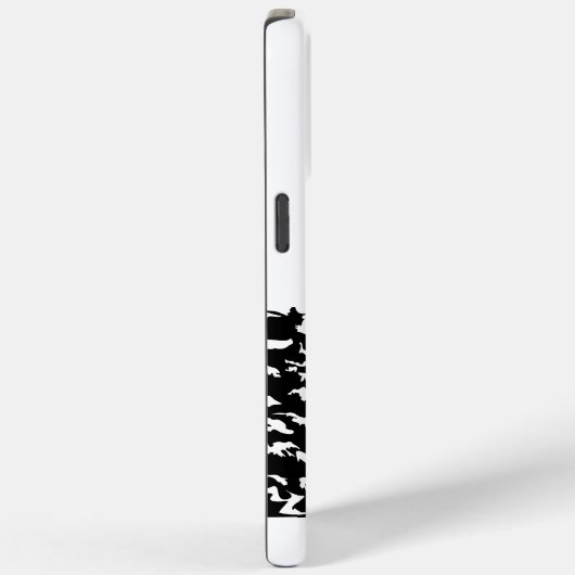 ハイキング引用文モノクロ山景色を撮る Case-Mate iPhoneケース (裏面 / 右)