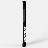 ハイキング引用文モノクロ山景色を撮る SAMSUNG GALAXYケース (右側面)