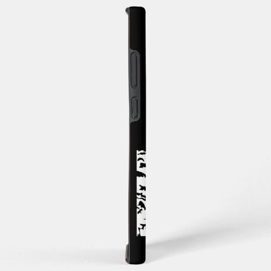 ハイキング引用文モノクロ山景色を撮る SAMSUNG GALAXYケース (右側面)