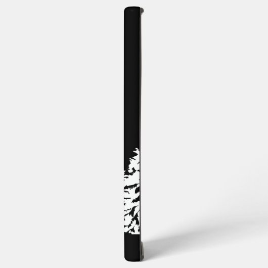 ハイキング引用文モノクロ山景色を撮る SAMSUNG GALAXYケース (左側面)