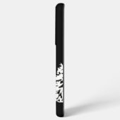 ハイキング引用文モノクロ山景色を撮る SAMSUNG GALAXYケース (左側面)