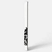 ハイキング引用文モノクロ山景色を撮る SAMSUNG GALAXYケース (裏面横)