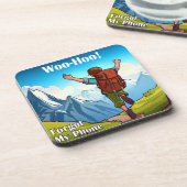 ハイキング忘れウー電話 コースター (左側)