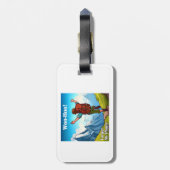 ハイキング忘れウー電話 ラゲッジタグ (裏面縦)