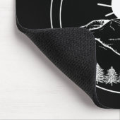 ハイキング愛好家 マウスパッド (コーナー)