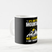 ハイキング我々が征服する山ではない コーヒーマグカップ (正面左)