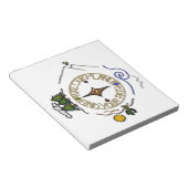 ハイキング我々の惑星ハイカーのソウルコンパス ノートパッド (アングル)