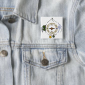 ハイキング我々の惑星ハイカーのソウルコンパス 缶バッジ (インサイチュ)