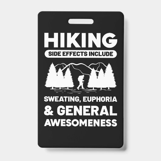 ハイキング最高 バッジ (正面)