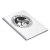 ハイキング白黒ノートブック ノートブック (右側)