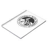 ハイキング白黒ノートブック ノートブック (左側)