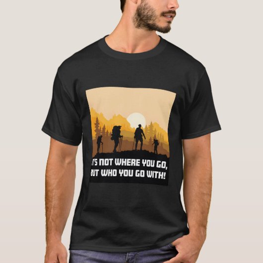 ハイキング精神 Tシャツ (正面)