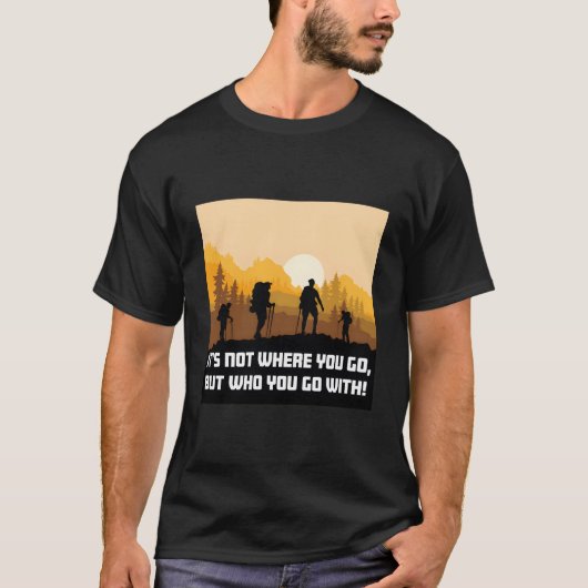 ハイキング精神 Tシャツ (正面)