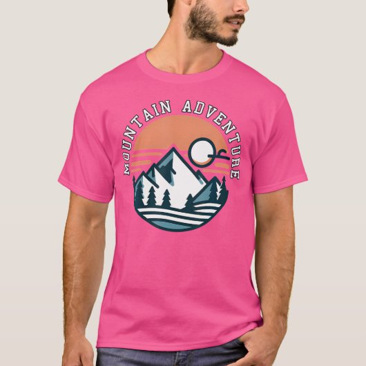 ハイキング素晴らしやExに最適なマウンテンデザイン Tシャツ (正面)