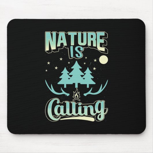 ハイキング自然の呼び出し マウスパッド (正面)