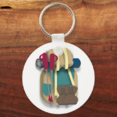 ハイキング装置 キーホルダー (正面)