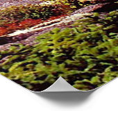 ハイキング風光明媚なホワイトマウンテンズニューハンプシャーポスター ポスター (角)