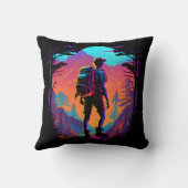 ハイキング風景 クッション (裏面)