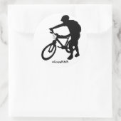 ハイキング・ア・バイクのシール ラウンドシール (バッグ)