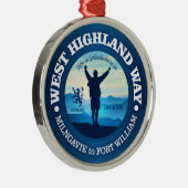 ハイキング(ウエストハイランドウェイ) メタルオーナメント (右)