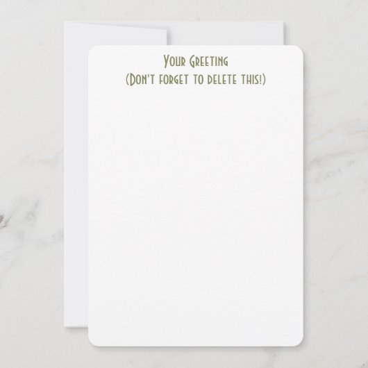 ハイキング カード (裏面)