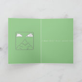 ハイキング・グッドタイム誕生日 カード (内部)