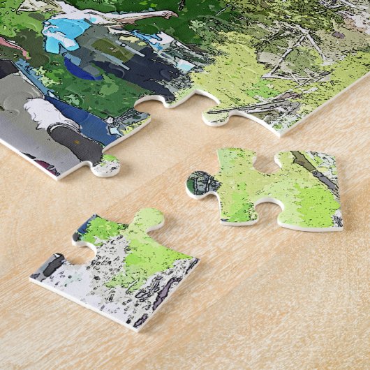 ハイキング ジグソーパズル (側面)