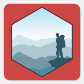 ハイキング スクエアシール (正面)