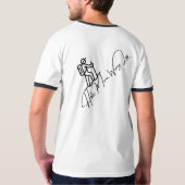 ハイキング スポーツ Tシャツ (裏面フル)