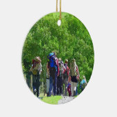 ハイキング セラミックオーナメント (右)