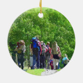ハイキング セラミックオーナメント (裏面)