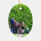 ハイキング セラミックオーナメント (裏面)