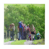 ハイキング タイル (正面)