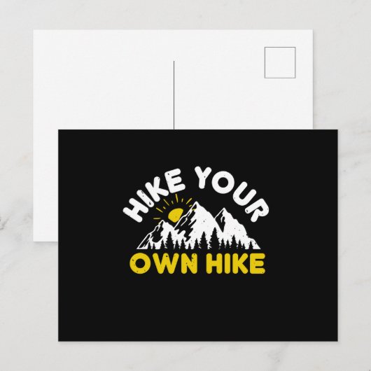 ハイキング – ハイキング ポストカード (正面/裏面)