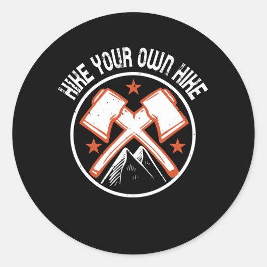 ハイキング – ハイキング ラウンドシール (正面)