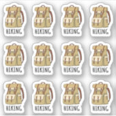 ハイキング バックパック 旅行 山登り 計画帳 シール (正面)