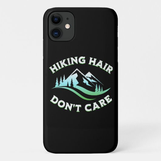 ハイキング・ヘア・ドント・ケア Case-Mate iPhoneケース (裏面)