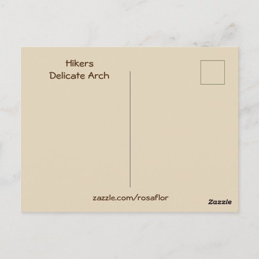 ハイキング ポストカード (裏面)