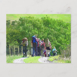 ハイキング ポストカード