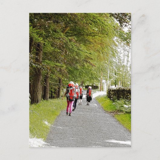 ハイキング ポストカード (正面)