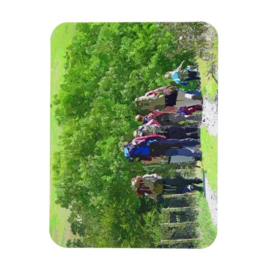 ハイキング マグネット (縦)