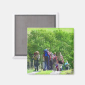 ハイキング マグネット (正面/裏面)