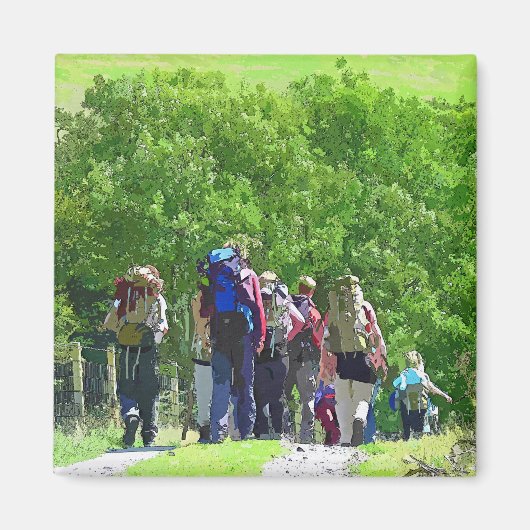 ハイキング マグネット (正面)