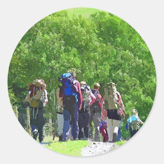 ハイキング ラウンドシール (正面)