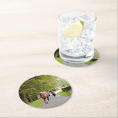 ハイキング ラウンドペーパーコースター (インサイチュ)