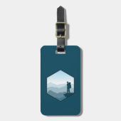 ハイキング ラゲッジタグ (正面縦)