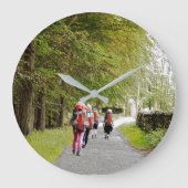 ハイキング ラージ壁時計 (正面)