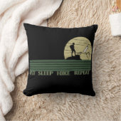 ハイキング・ワイルドネス・エクスプローラー・ハイカー ギフト クッション (ブランケット)